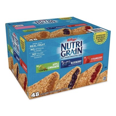 Kellogg's 05872 1.3 oz. Nutri-Grain Soft Baked Breakfast Bars ASSTD (48/CT) New