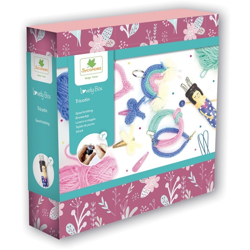 Tricotin enfant Sycomore kit de tissage facile pour stimuler la concentration