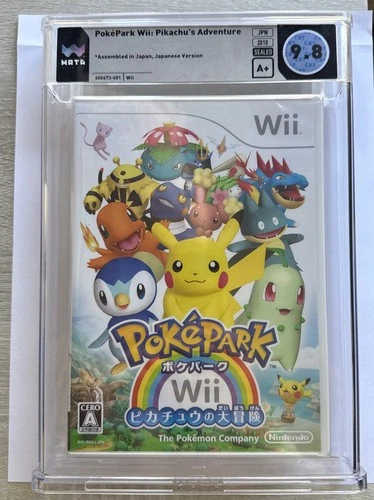 Nintendo Wii POKEPARK PIKACHU'S ADVENTURE NEW & Sealed Y-Fold WATA 9.8 Japan JPN