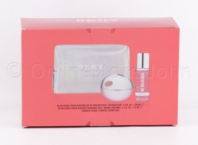 DKNY - Be Delicious Fresh Blossom Set - 100ml EDP + 125ml Fragrance Mist + Pouch