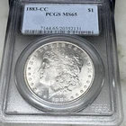 1883-CC Carson City Morgan Silver Dollar $1 PCGS MS65 Business Strike