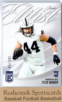2025 Donruss Elite #9 Tyler Warren /799 Rookie Elitist