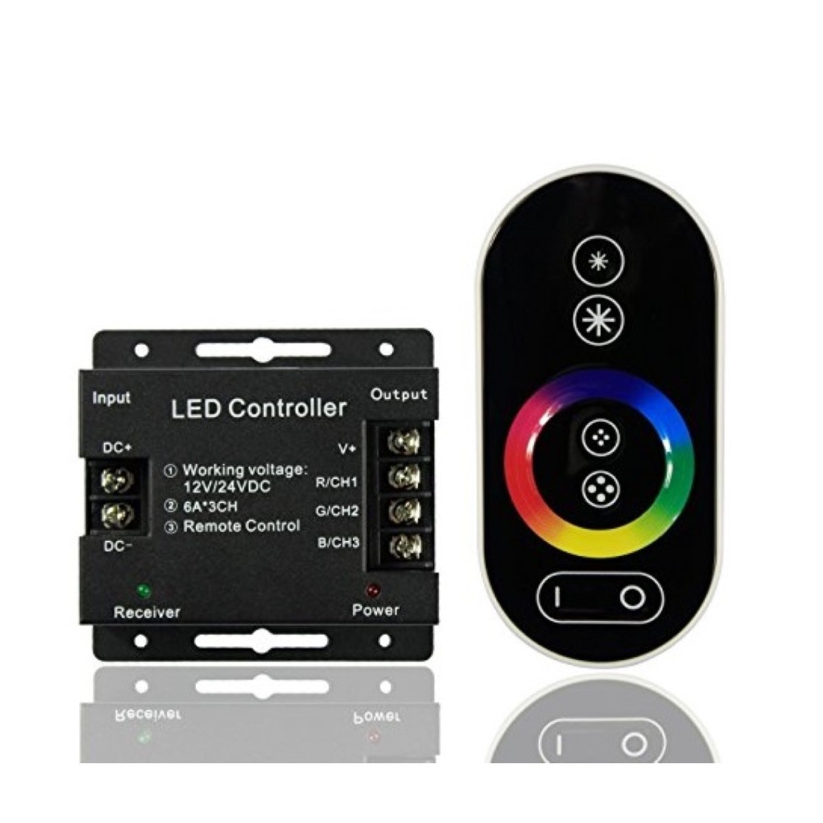 Controller LED RGB Touch - Centralina Gaming Room e Postazioni