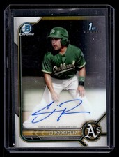 2022 Bowman Chrome #CPA-CJR CJ Rodriguez Prospect Autographs
