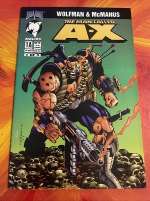 Malibu Comics The Man Called A-X #1A November 1994 Vintage