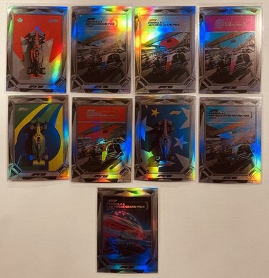 2025 Topps Chrome Formula 1 F1 Diamond Drives 9 Card Insert Set