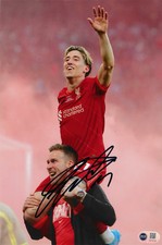 KOSTAS TSIMIKAS SIGNED LIVERPOOL FC FA CUP WINNER 12x8 PHOTO (ACG CERT AG18729)