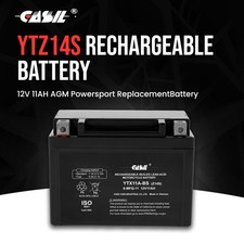 YTZ14S ETZ14S 12V 11A AGM Maintenance Free Powersport Battery