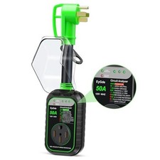 RV Surge Protector 50 Amp, RV Circuit Analyzer with Waterproof 50Amp-Green