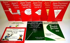 JOHN THOMPSONS MODERN PIANO COURSE-BEGINNERS-GRADES 2,3,4,5-NEVER USED-SET OF 10