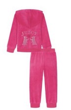 NWT Juicy Couture girls' velour 2-piece set In Pink Size 4T
