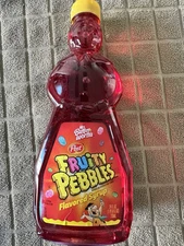 Mrs. Butterworth's Epic Post Fruity Pebbles Pancake and Waffle Syrup Limited Ed