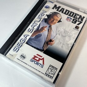 Madden NFL 97 (Sega Saturn, 1996) CIB Complete - Tested & Working