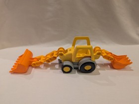 LEGO DUPLO 10811 "Backhoe Loader" Construction - Complete Set 19 Pcs