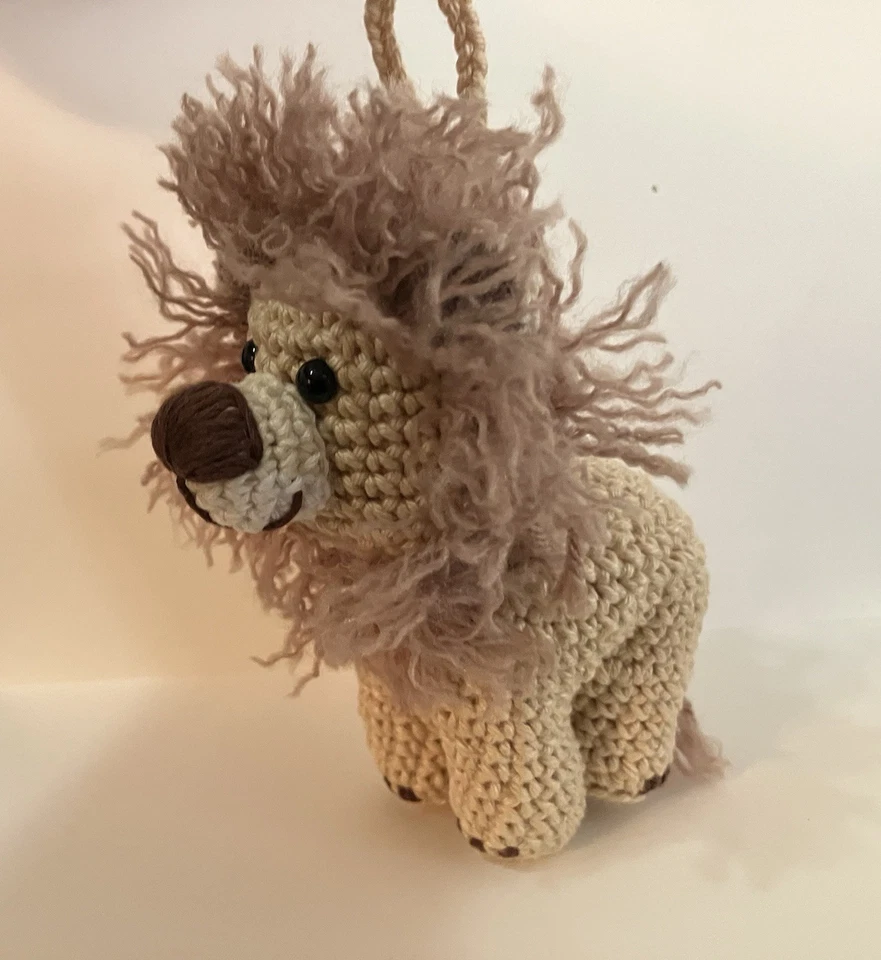 Handmade Crochet Mini Lion - Image 3 of 4