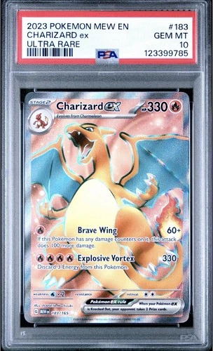 Charizard EX 183/165 Scarlet & Violet 151 PSA 10