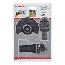 Bosch 2608662343 3 Piece Starlock Multi Tool Plunge Blade Set Wood Metal GOP