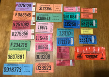 26 Michigan Resident Deer License Back Tag 1976 to 1994