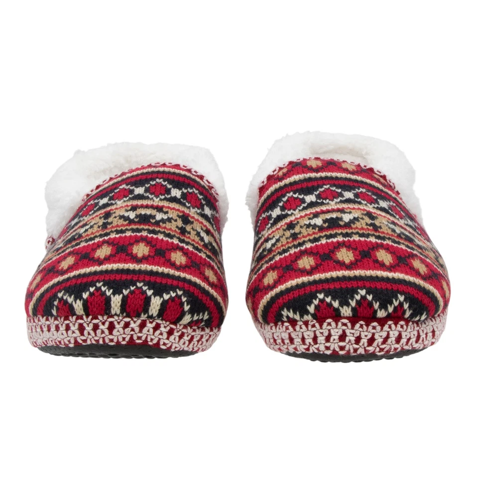 Zapatillas de punto Canyon Sky para mujer Sedona rojas con forro Sherpa, talla 7 de EE. UU. Foto 2 de 4