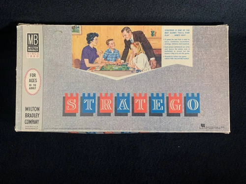 VINTAGE 1961 Milton Bradley Stratego Board Game 4916 Incomplete Game PARTS