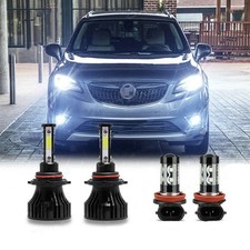 For Buick Envision 2016-2020 Combo LED Headlight Hi/Lo Fog Lights Bulbs