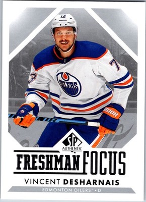 2023-24 Sp Authentic - Freshman Focus Vincent Desharnais #FF-34 (RC)