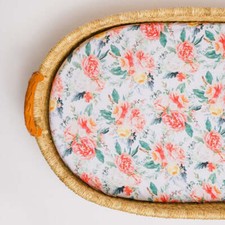 Peonies  Roses Changing Pad Cover 100 Cotton Baby Bedding Sheet Girl Nursery