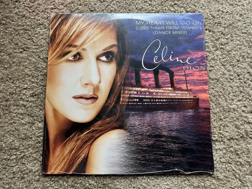 Céline Dion "My Heart Will Go On" (1997) Rare 12" Single Vinyl Factory Sealed