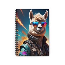 Alpacalypse Now Spiral Notebook - In Color - Ruled Line