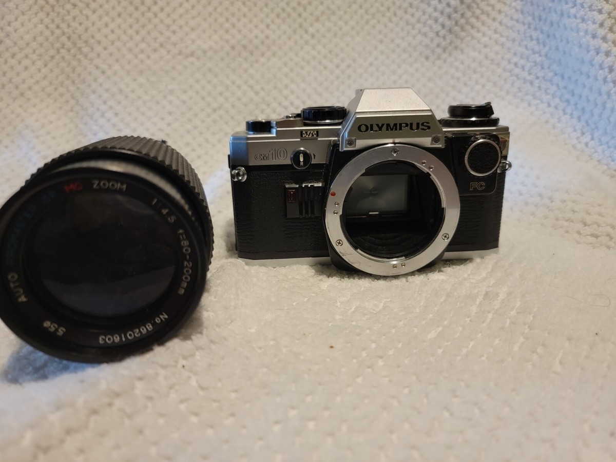 Olympus OM-10 35mm SLR Film Camera 200mm lens | eBay