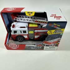  RARE  Dickie Toys Fire Truck w/ Light  Sound - Let the Fun Roll  RARE 