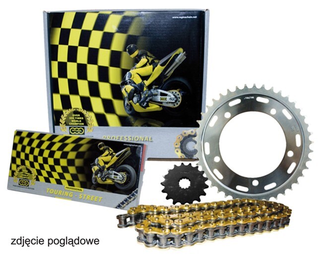 Kit chaine Yamaha Tracer 700 anti-points durs pour réparer une transmission usée