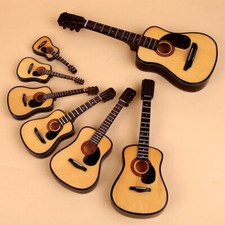 Miniature Model Musical Instrument Decoration Mini Classical Guitar Wooden