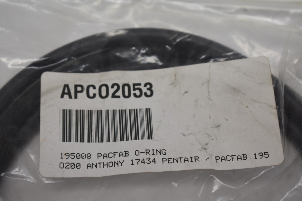 Pentair Pac Fab FNS Filter Tank O-Ring 195008 0200 Anthony 17434