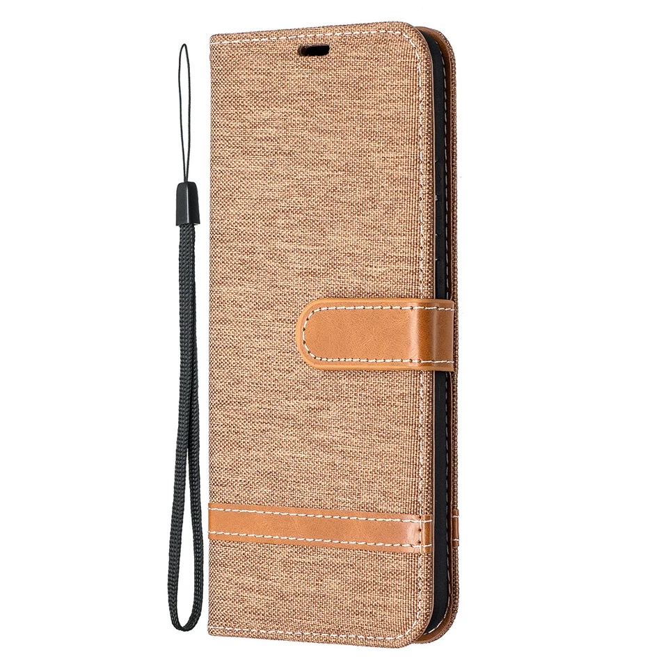 Magnetic Denim Canvas Wallet Stand Flip Case Cover For Nokia 2.2 3.2 4.2 6.2 7.2 - Image 2 of 4