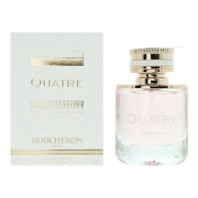 Boucheron Quatre Eau de Parfum 50ml Spray Women's - NEW. EDP - For Her