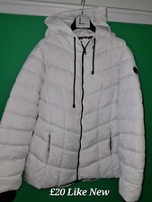 Jessica Simpson Ladies White Coat L