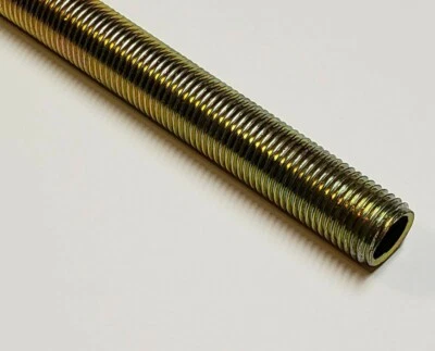 36" ALL THREAD STEEL 1/2" LAMP PIPE 1/4IP THREADS FOR FLOOR LAMPS & LAMPS 57175J