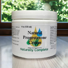 Natural Progesterone Lotion 4 oz. Jar | No GMO | No Soy | Made in USA