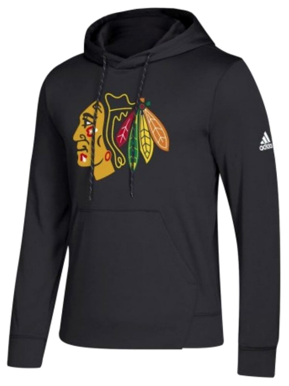 Мужская хоккейная толстовка Adidas NHL National Chicago Blackhawks, черный