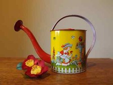 J Chein Toy Watering Can Tin Lithograph Made in USA