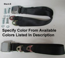 Vintage Non Retractable Lap Seat Belts 2 Mtg Kit For Jeeps Specify Color60
