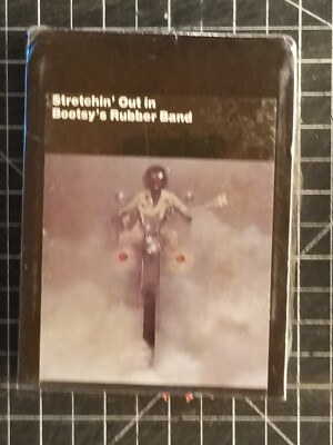 New BOOTSY'S RUBBER BAND Stretchin' Out In 8-TRACK 1976 Sealed NOS Unopened FUNK