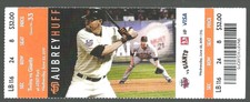 6/22/11  GIANTS VS TWINS  FULL TICKET  NM+  RYAN VOGELSONG  WIN  7IP  4H  1ER