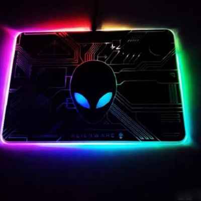 ALIENWARE 11 Color LED RGB Mouse Pad Wireless Phone Charging Computer Desk HOT
