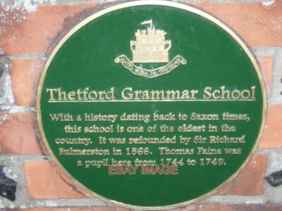 PHOTO  THETFORD GRAMMAR SCHOOL THETFORD GRAMMAR SCHOOL CAN TRACE ITS ORIGIN BACK