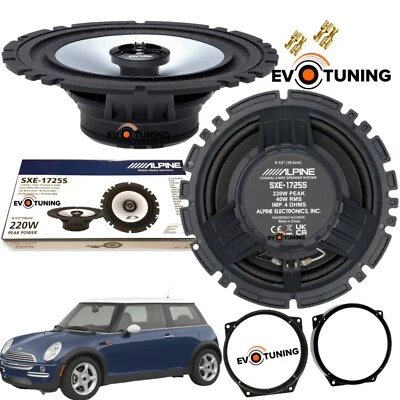 Set Arcas Altavoces alpine Sxe1725S Delanteros para Mini One Cooper R50 R52 R53 - Imagen 1 de 4