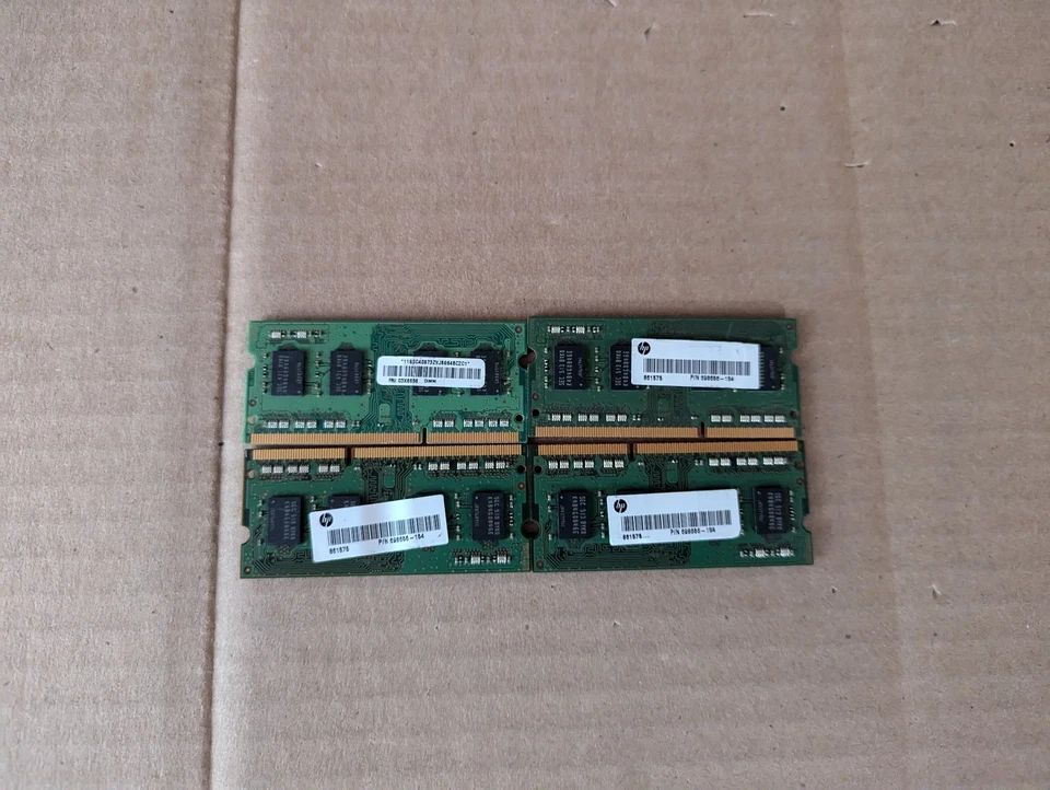 SAMSUNG 4X 4GB 1RX8 PC3L-12800S-11-13-B4 LAPTOP RAM M471B5173EB0-YK0 N6-4(14) - Image 2 of 4