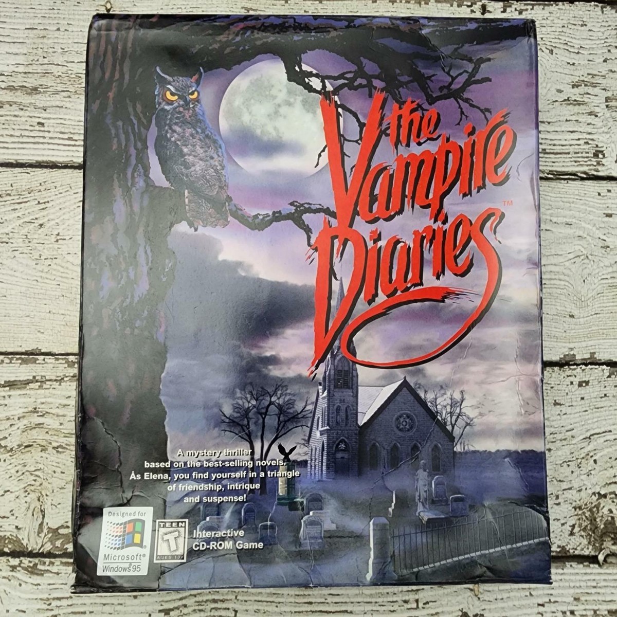 Ultra RARE! The Vampire Diaries Big Box PC Game 1996 Her