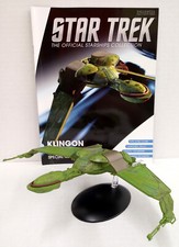 KLINGON BIRD-OF-PREY STAR TREK OFFICIAL STARSHIPS COLLECTION EAGLEMOSS OPENED